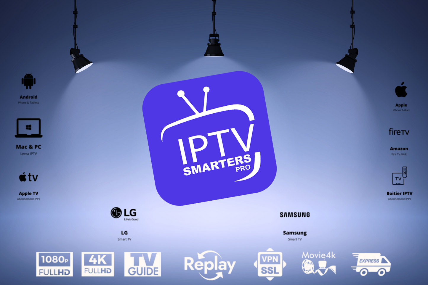 Abonnement 3 Mois IPTV SMARTERS PRO / ABONNEMENT SMARTERS PLAYER LITE 3 MOIS